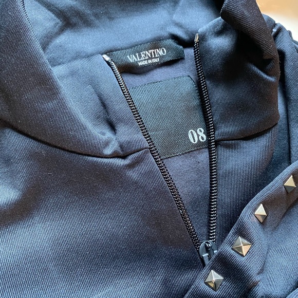 Valentino Rockstud Untitled #8 Jersey Track Jacket - Picture 3 of 4